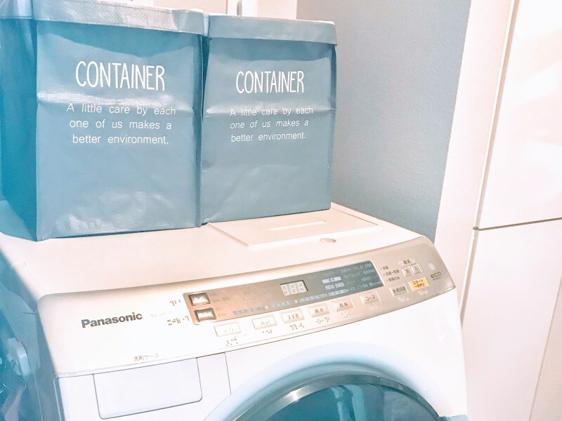 バッグコンテナをランドリーバッグとして使用