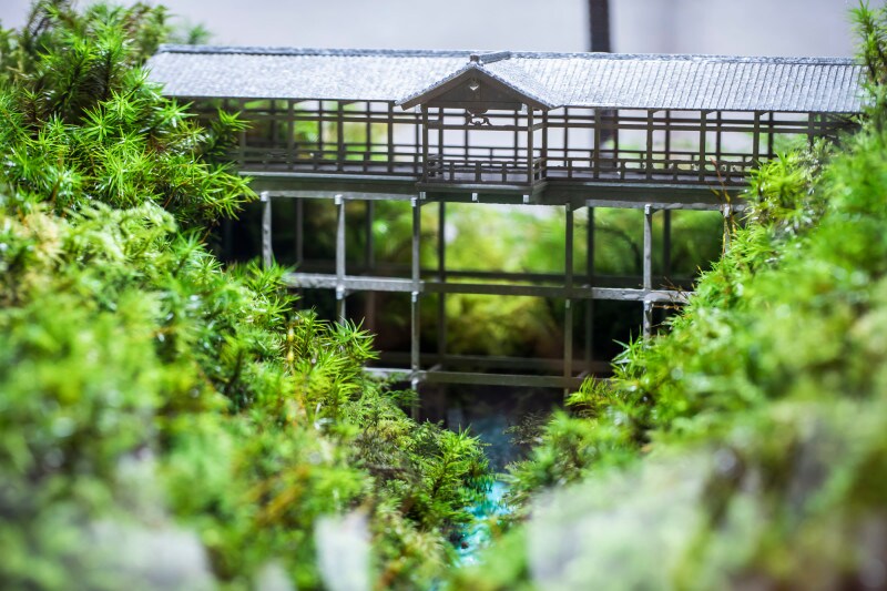 通天橋のコケ寺リウム