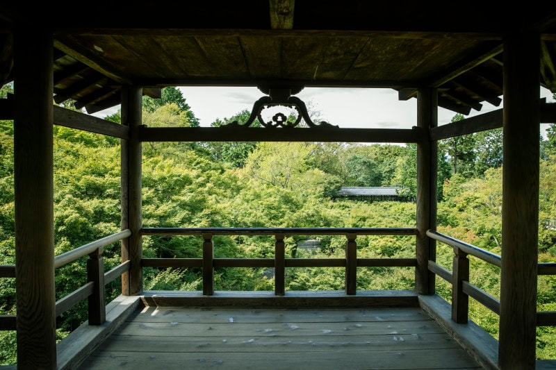 通天経から望む洗玉潤