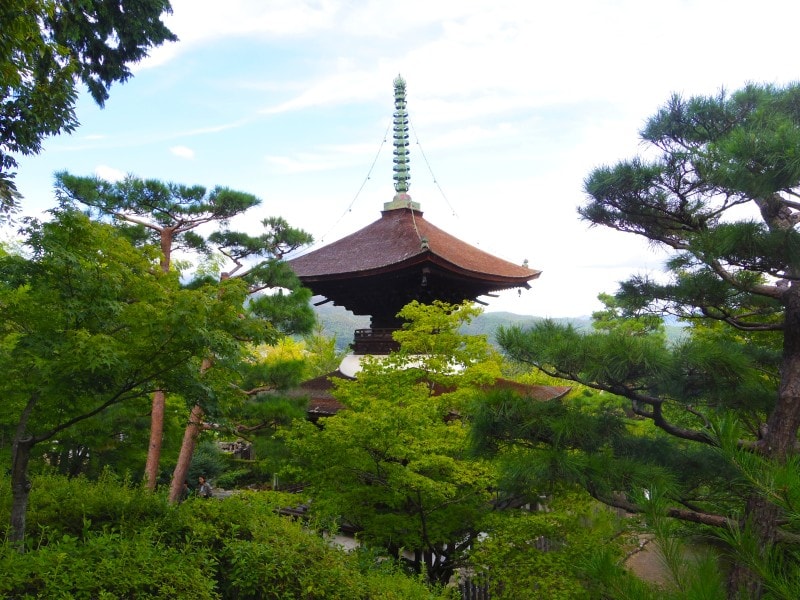 常寂光寺の多宝塔