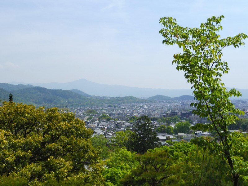 常寂光寺の展望台からの眺め