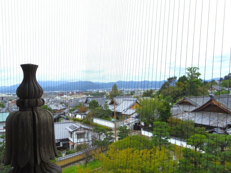 山門の上から見た眺望