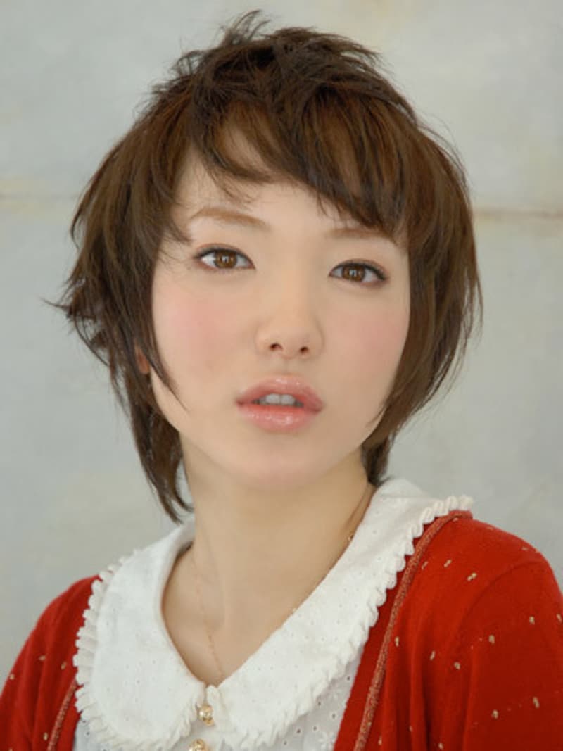 レイヤー×ショートヘア