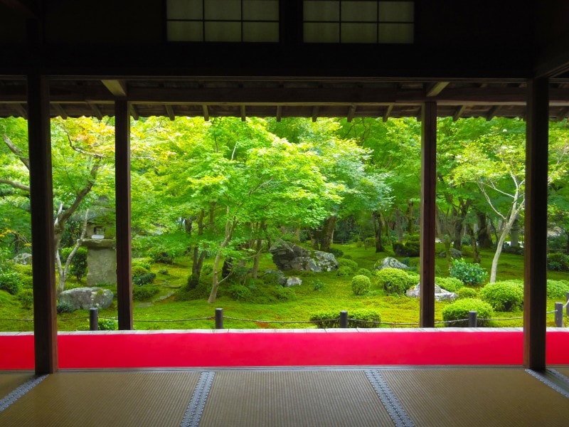 圓光寺の額縁庭園