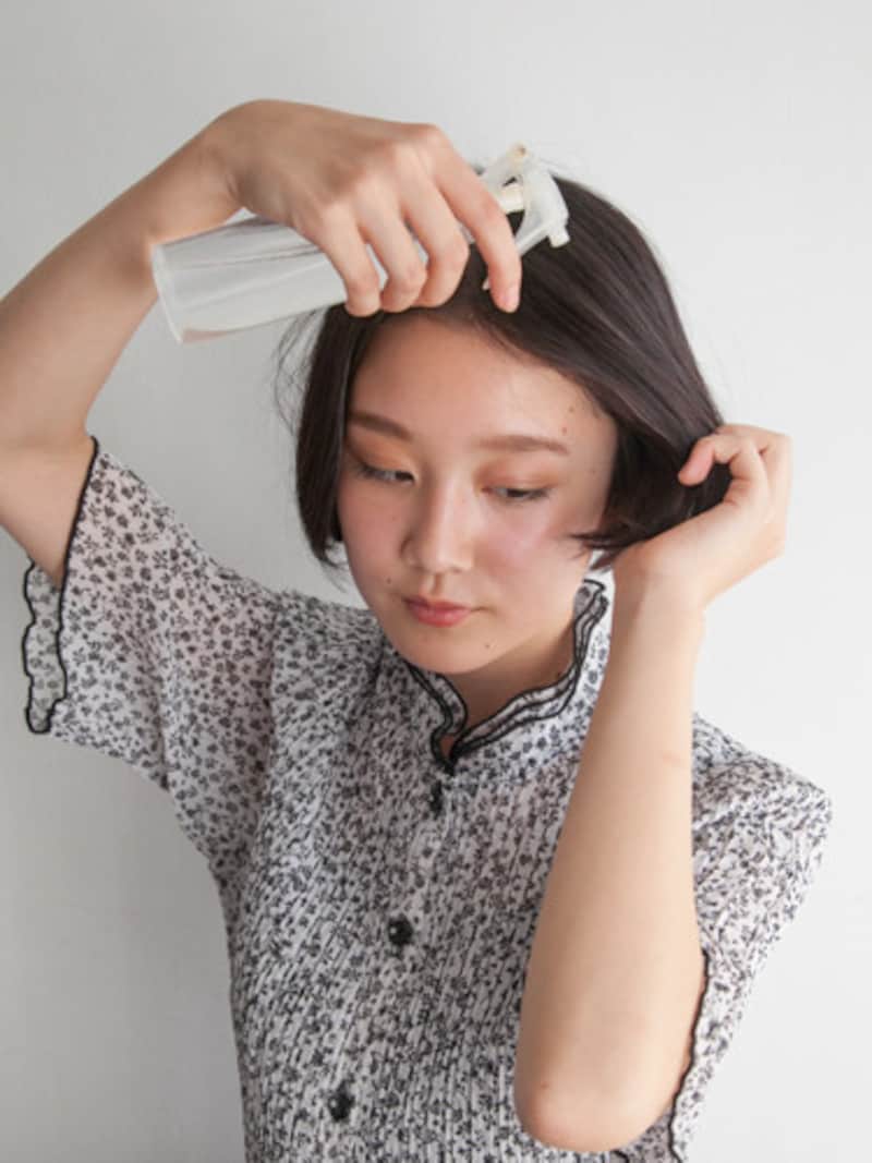 全体的に均一に濡らす