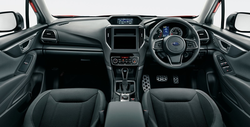 『フォレスター』Premium&Advance用ファブリック/トリコット+合成皮革シート(シルバーステッチ) 〈標準装備〉