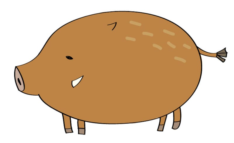 亥 年賀状 イラスト 無料 かわいい