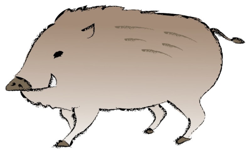 亥 年賀状 イラスト 無料 かっこいい