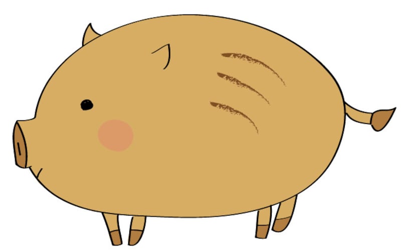 亥 年賀状 イラスト 無料 かわいい うり坊