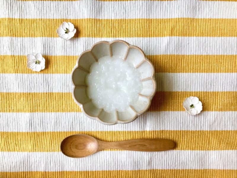 10倍粥は離乳食の基本