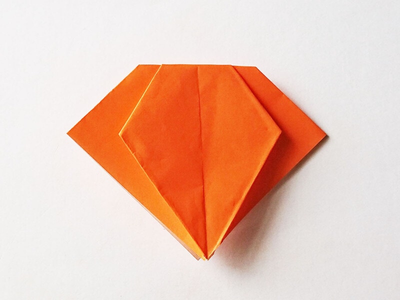 かぼちゃの折り紙の簡単な折り方|ハロウィン折り紙