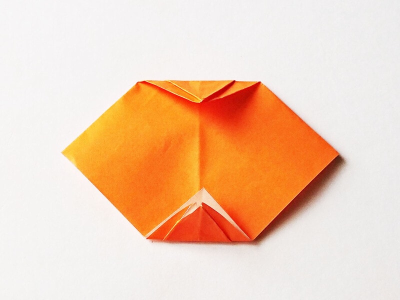 かぼちゃの折り紙の簡単な折り方|ハロウィン折り紙