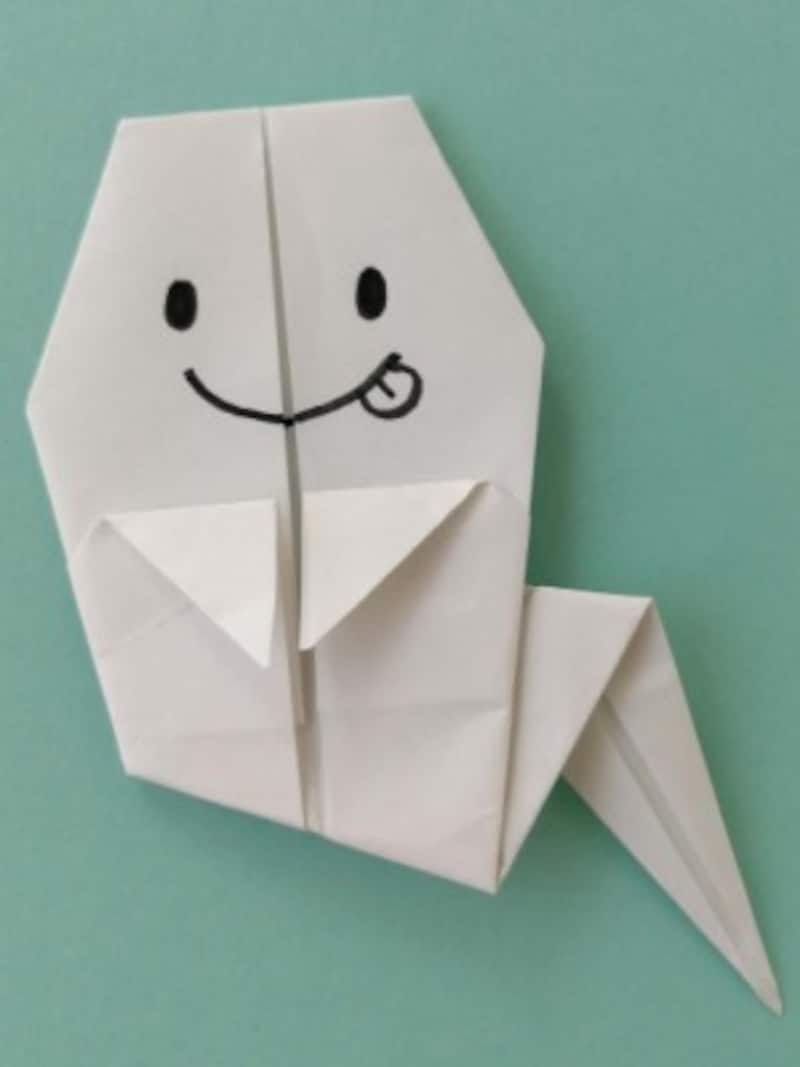 ハロウィン折り紙｜おばけの折り紙 折り方