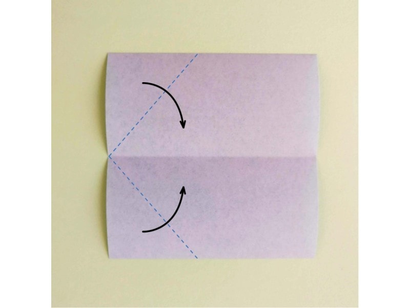 折り紙リース土台(8枚)クリスマスリース作り方2