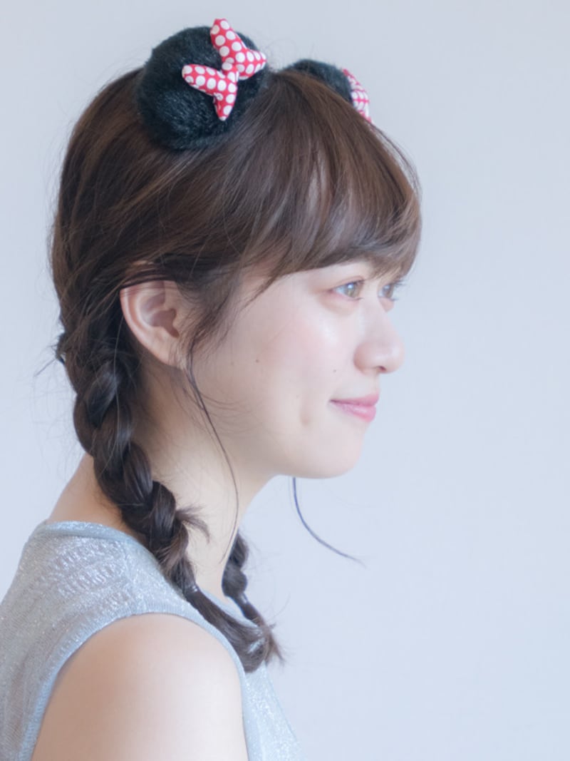 耳にかかる部分の毛をゆったりさせるのがポイント