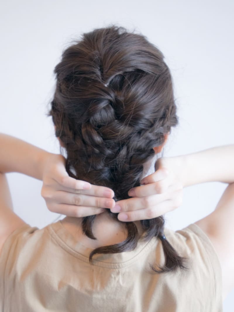 隙間ができないようにピッタリさせる