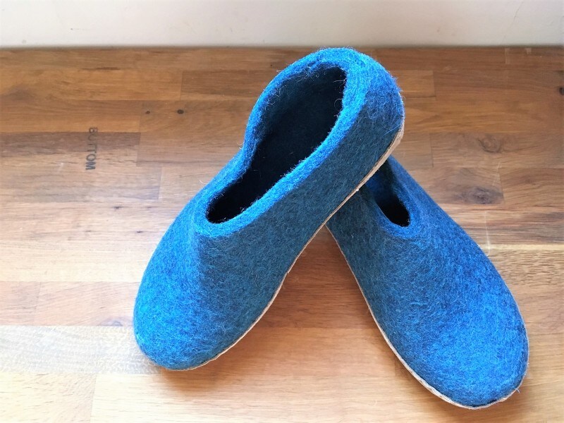 ルームシューズ、デンマーク、冷え、寒さ、フェルト、色、カラフル、お土産、グリオプス