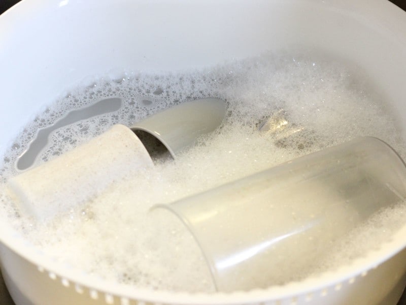 フロッシュの使い方：つけ置き