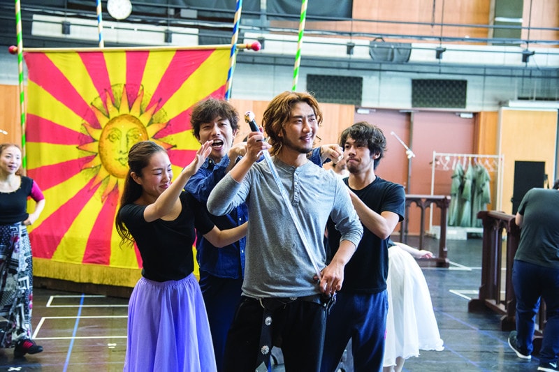 『ノートルダムの鐘』リハーサルより。撮影・阿部章仁