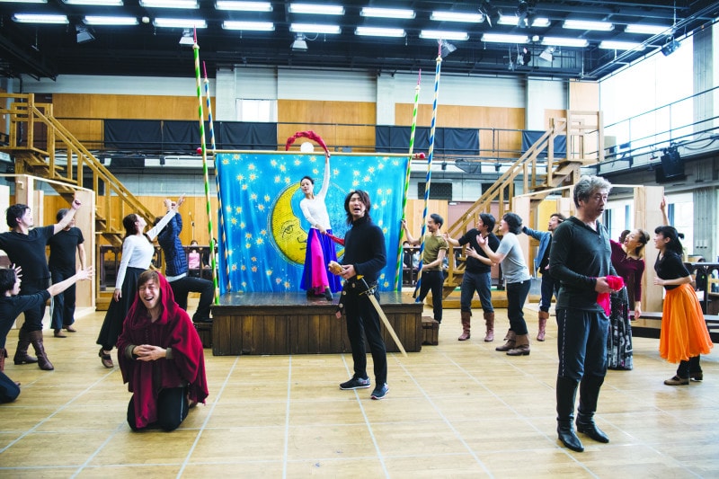 『ノートルダムの鐘』リハーサルより。撮影・阿部章仁