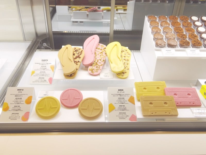 「プチK（ケー）」（1個税別600円）、「AUDIO（オーディオ）」（1個税別1,200円）、「KLAKETTE（クラケット）」（1個税別1,800円）