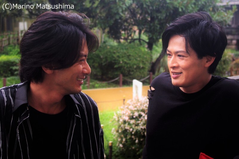 手ごたえたっぷりの稽古の様子をかわるがわる語って下さった新納さん(右)、小西さん(左)。(C)Marino Matsushima