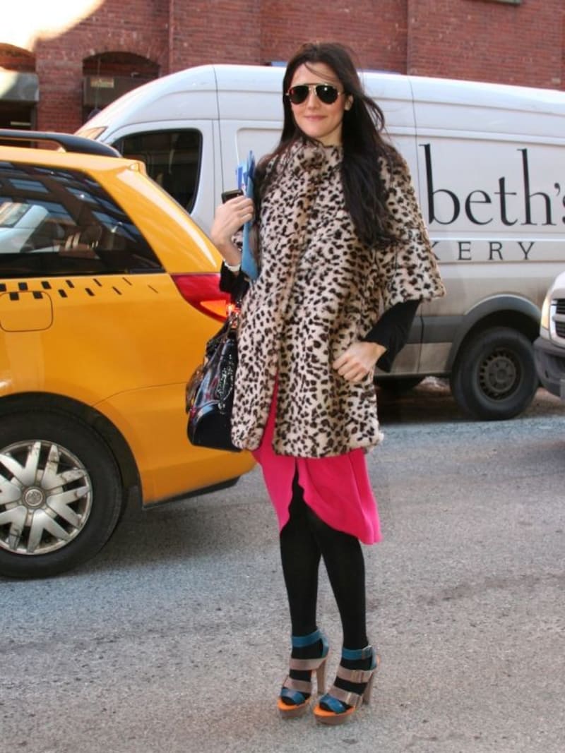 レオパード柄(ヒョウ柄)コート