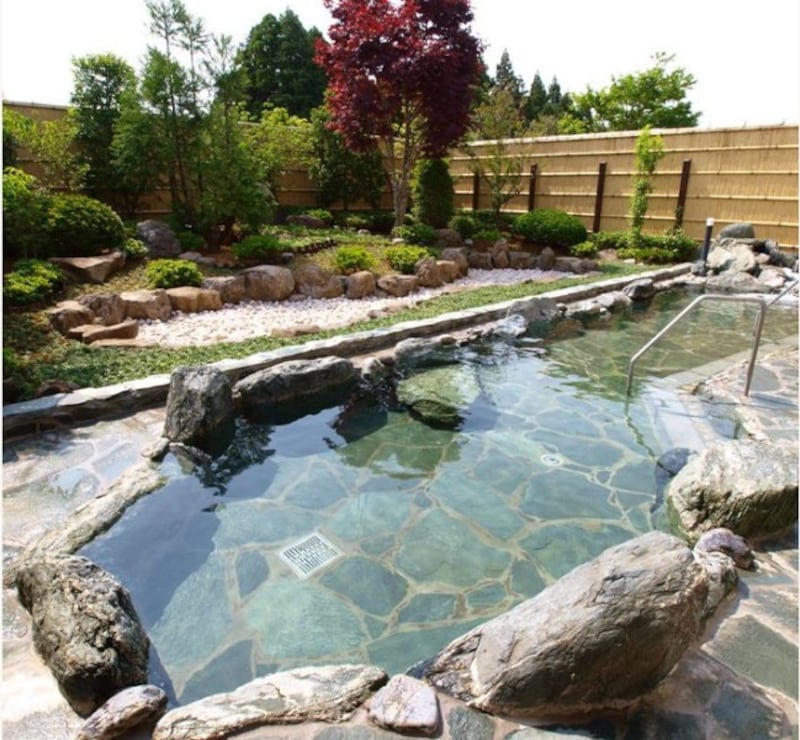 かりんの湯 露天風呂