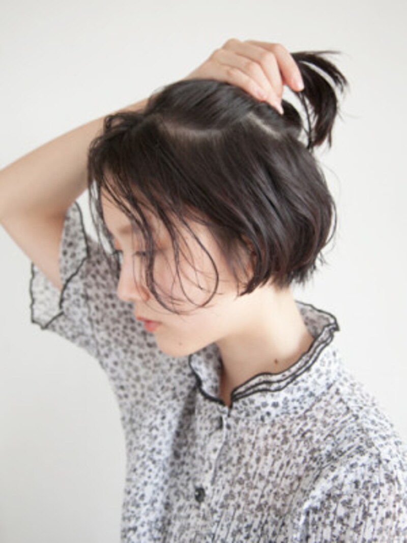 ショートパーマの簡単ヘアアレンジ おしゃれに見えるおすすめ3つ ヘアアレンジ All About