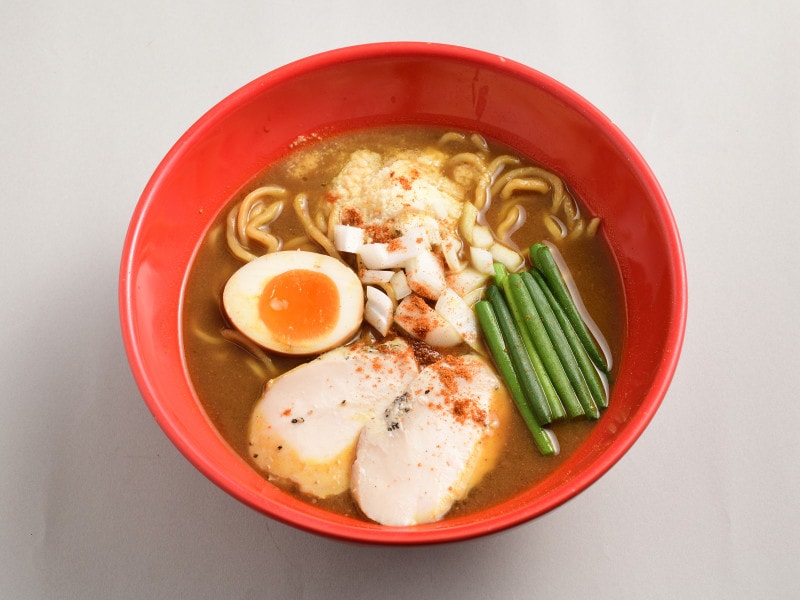 東京ラーメンショー2018　第1幕-1.富山県：チーム富山ブラック！（麺家いろは、えびすこ）No Pork！12種類のスパイスヌードル
