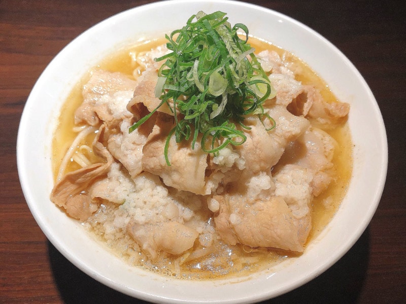 東京ラーメンショー2018　第2幕ｰ9【コラボ】：志奈そば田なか×Noodle Stand Tokyo　背脂しゃぶしゃぶ肉煮干みそラーメン 