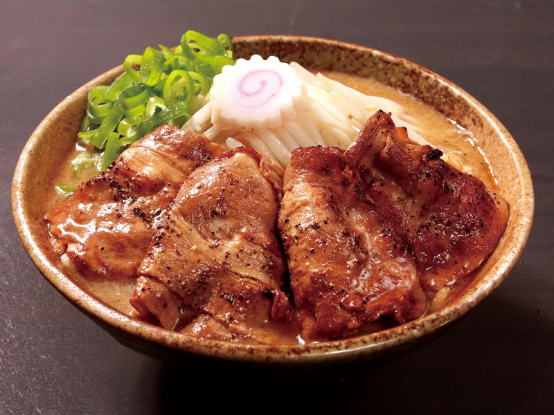 東京ラーメンショー2018　第2幕ｰ18　石川県：金澤麺達兼六会　濃厚味噌「炎・炙」肉盛りそば金沢百年味噌2018バージョン～