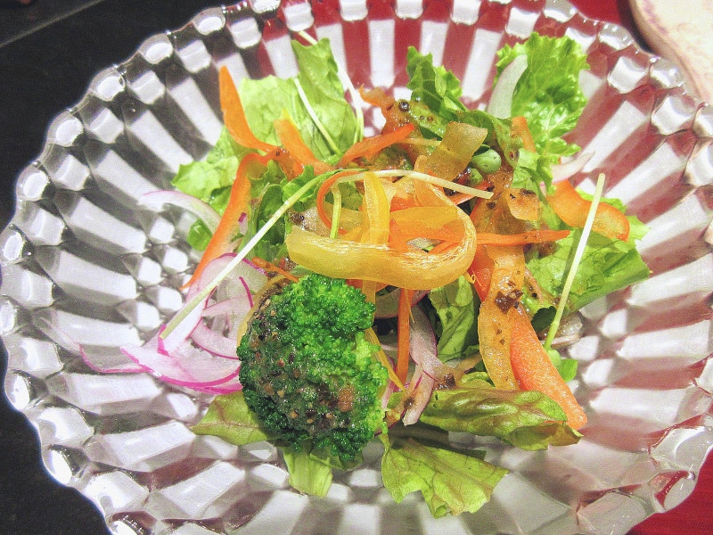 ハイアット リージェンシー 東京 鉄板焼グリル ミックスサラダ