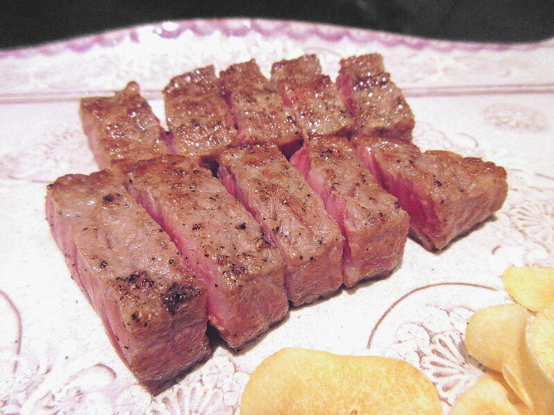 ハイアット リージェンシー 東京 鉄板焼グリル 武州和牛 サーロインステーキ