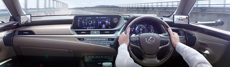 レクサスES300デジタルアウターミラー