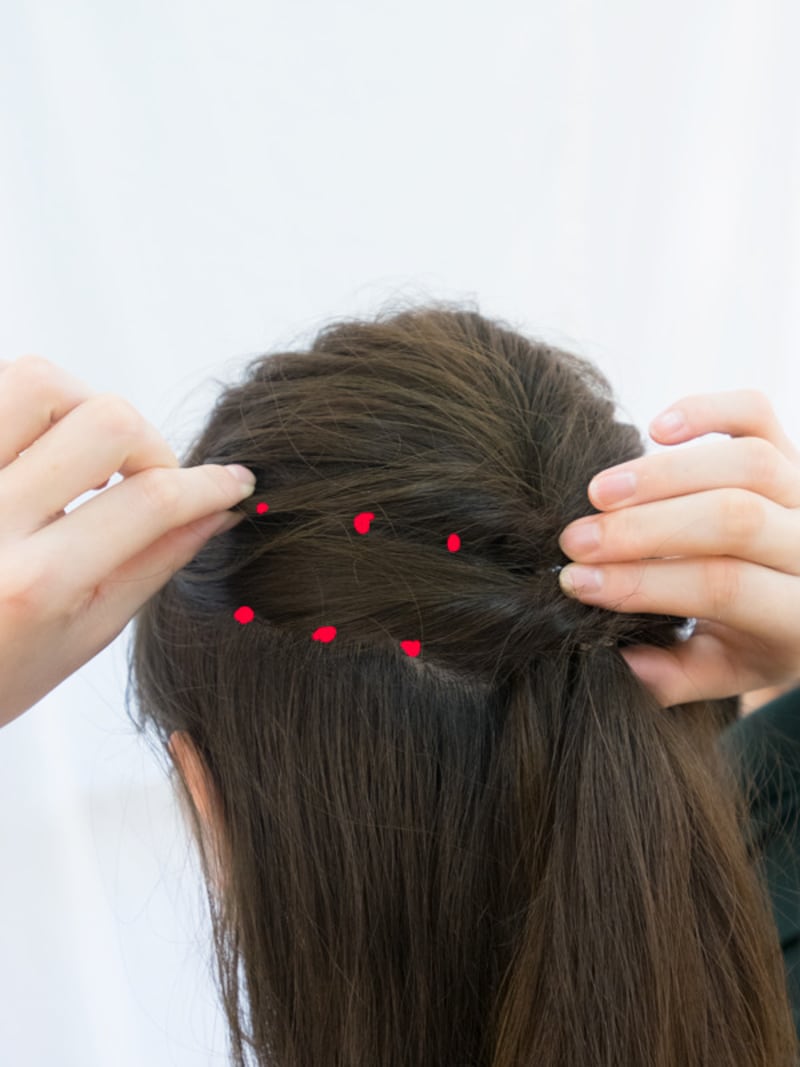 少しずつ引っ張ると上手にできる