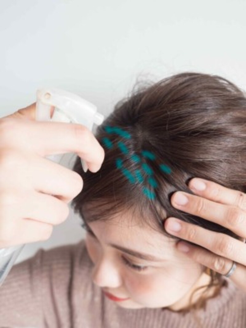 くるくる前髪の作り方 伸ばしかけもokな前髪アレンジ ヘアアレンジ All About