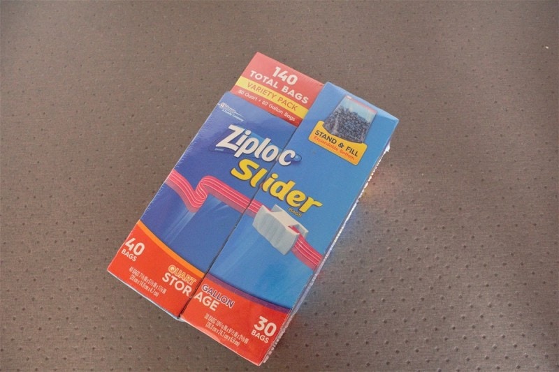 ジップロックの収納方法
