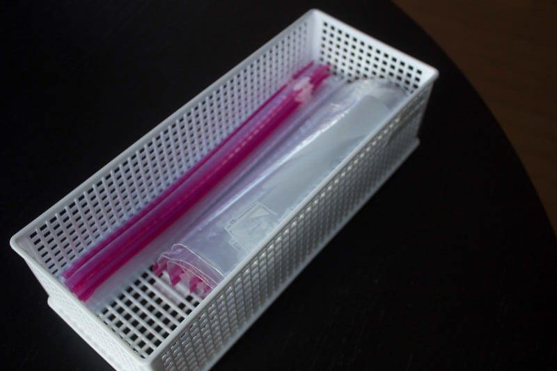 ジップロックの収納方法