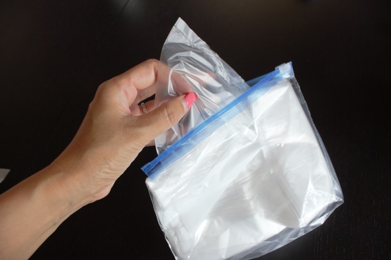 ジップロックの収納方法