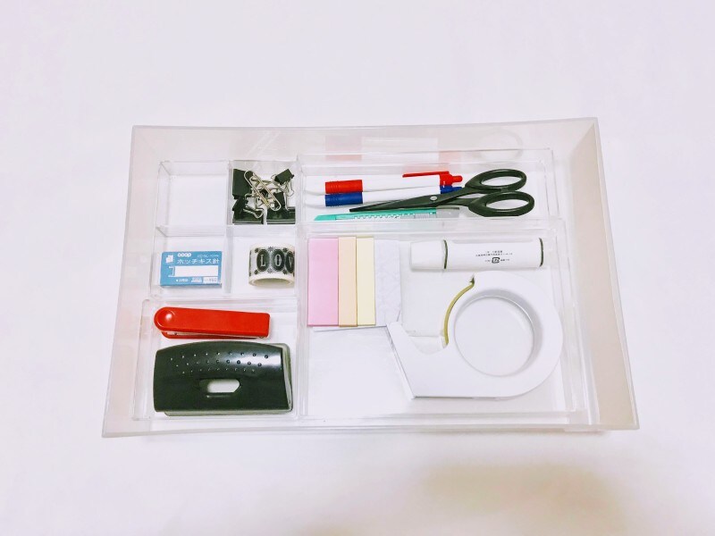 よく使う1軍の文具類をわかりやすく収納