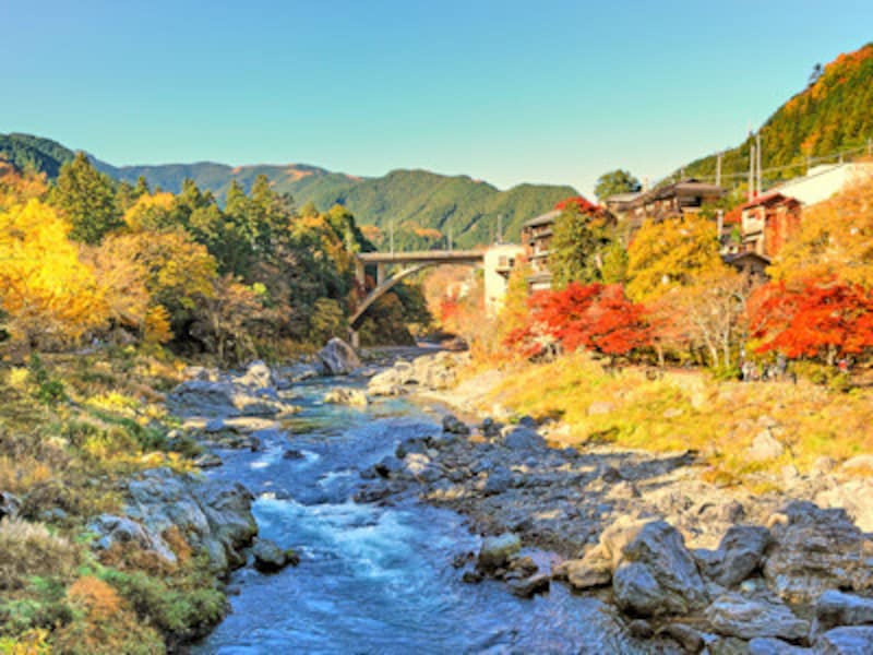 御嶽渓谷の紅葉
