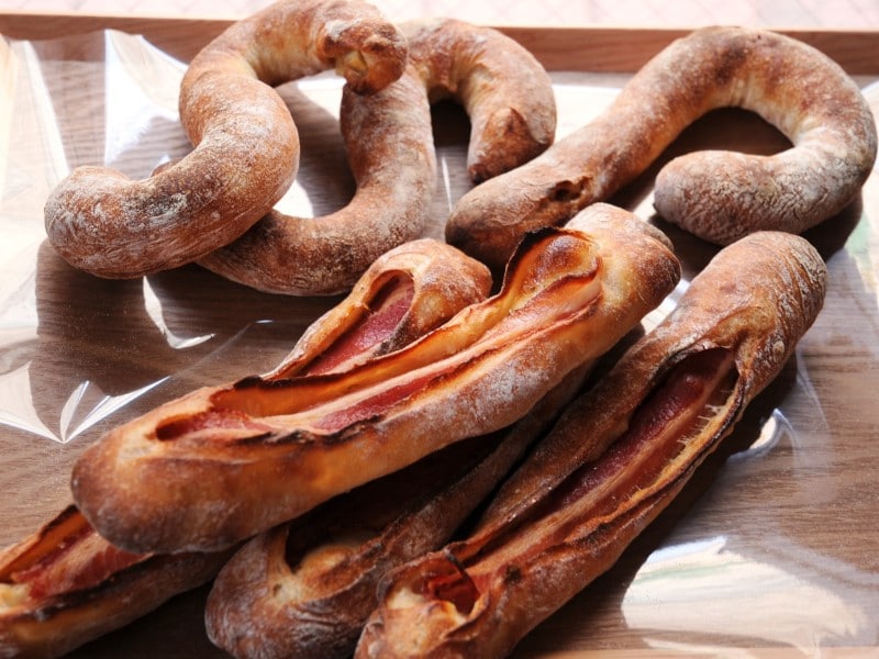 紅はるか、ベーコン