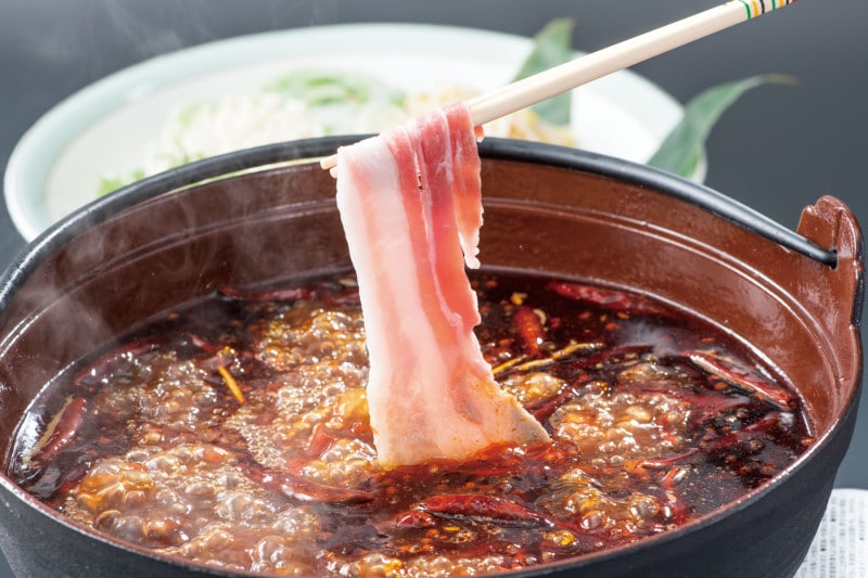 かみこみ豚の火鍋