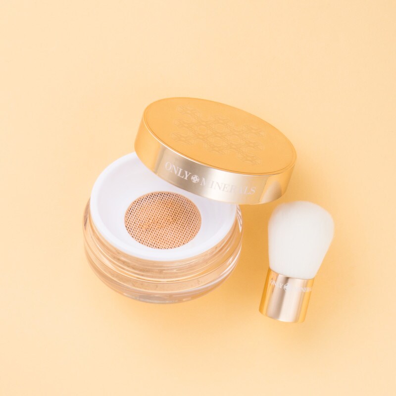 オンリーミネラル プレミアムファンデーション モイスト ブラシセット