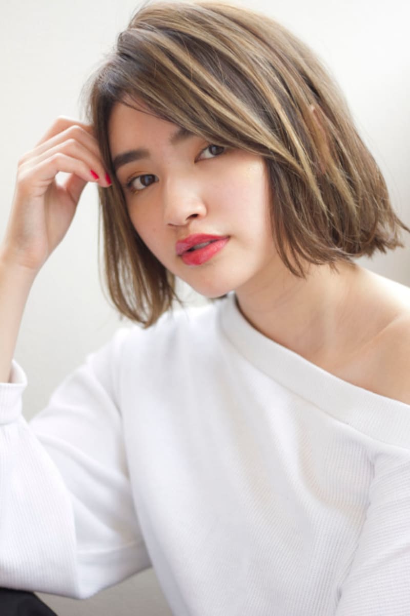 切りっぱなしボブ