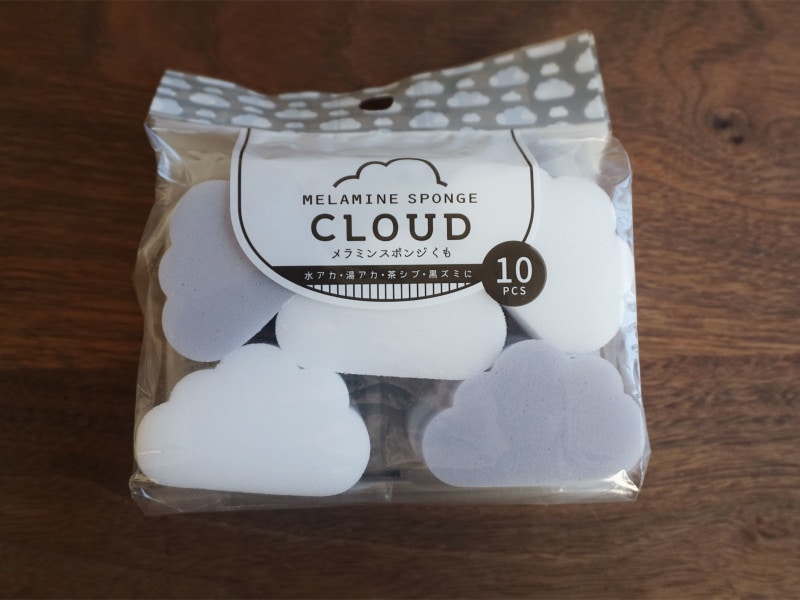100均おすすめグッズ8：メラミンスポンジ（キャンドゥ）
