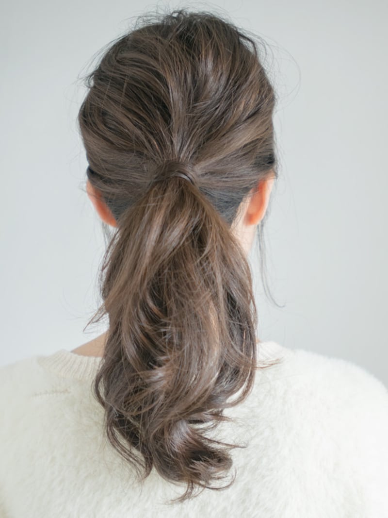 指で引っ張り高さを出す