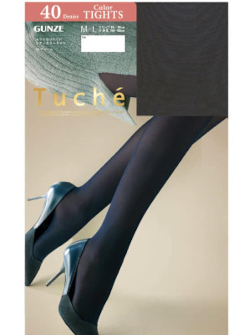 40デニールシアーカラータイツ／あったかタイツ機能比較