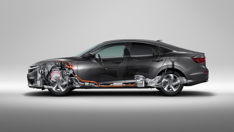 Honda（ホンダ）新型「INSIGHT（インサイト）」LX i-MMDスケルトンイメージ